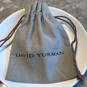 Larger David Yurman Suede Jewelry bag.